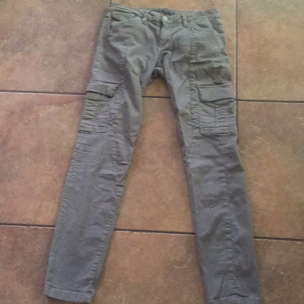 Joe’s Jeans Light Khaki Green Stretch cute pockets